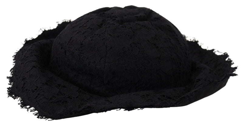 Elegante cappello da design nero pronto per il sole