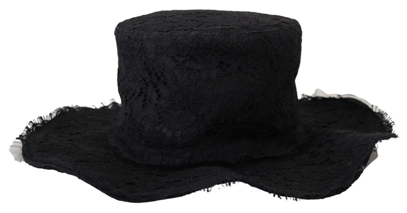 Elegante cappello a top nero - Dichiarazione di moda senza tempo