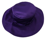 Elegante cappello di seta viola