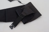 Κομψό μεταξωτό polka dot cummerbund