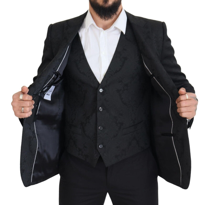 Elegante Giacca e gilet Black Martini Giacca e gilet