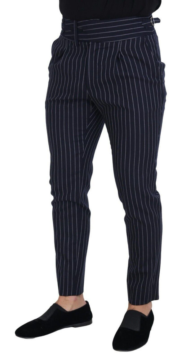 Raffinierte Blue Woll -Mischhose