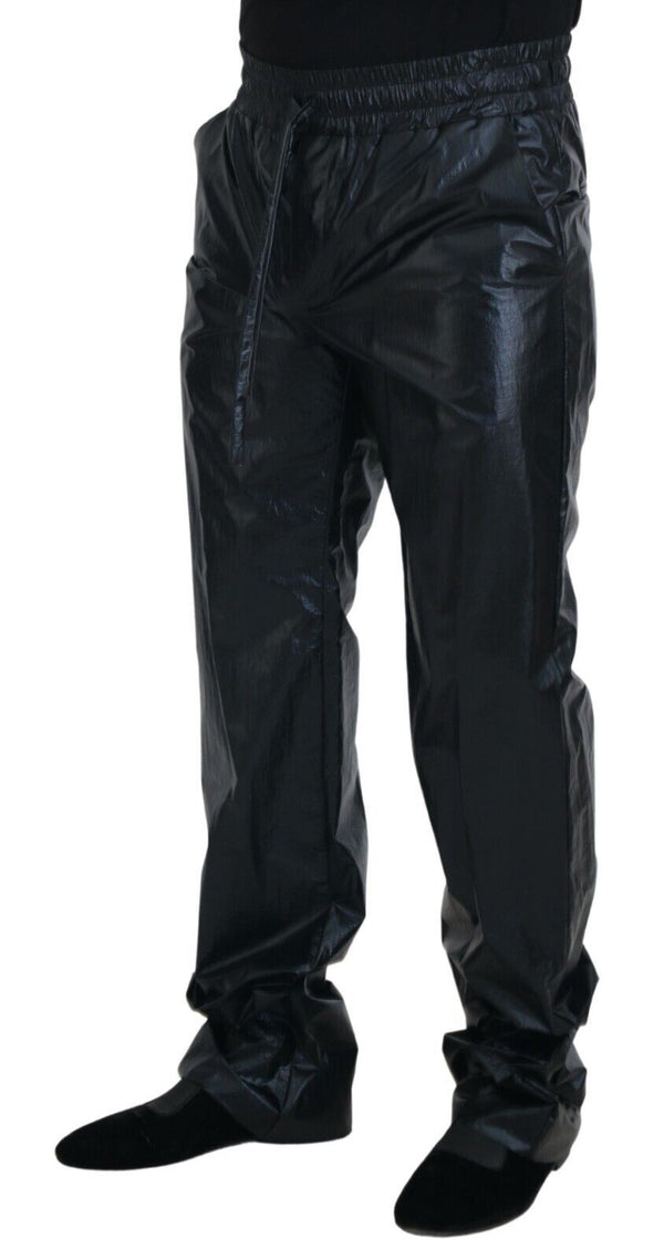 Pantalon de créateur noir élégant