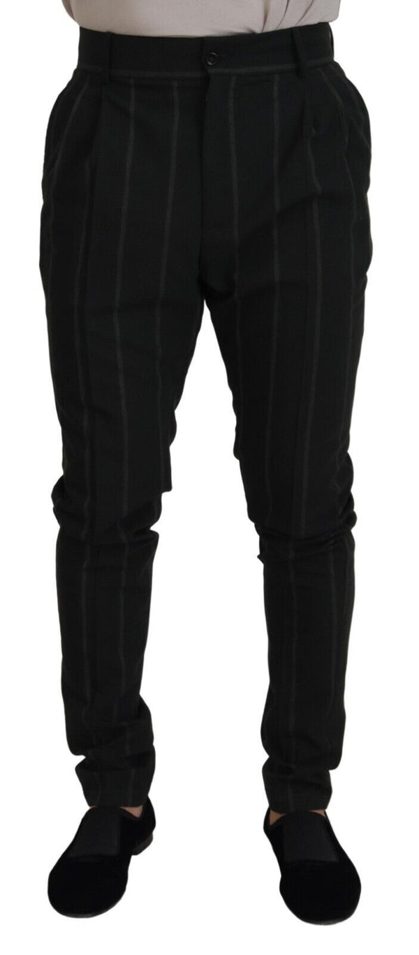 Elegantes pantalones a medida negros