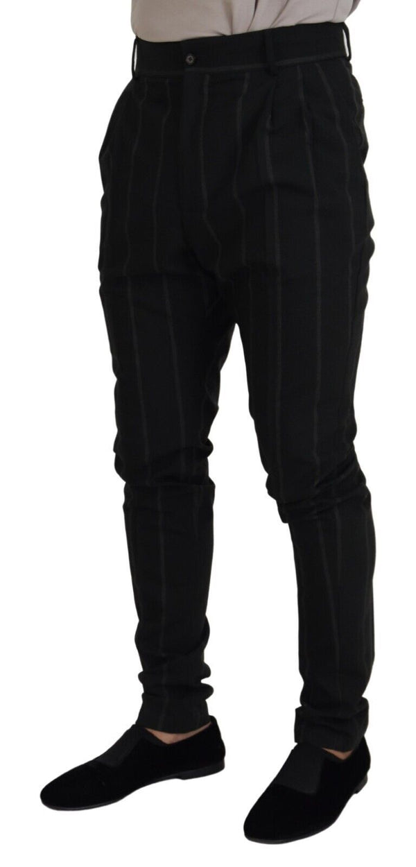 Elegantes pantalones a medida negros