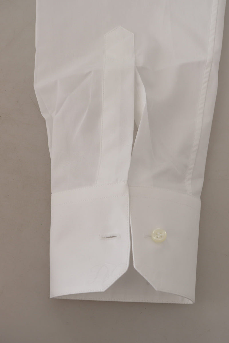 Camisa de vestimenta de martini blanca elegante de Slim Fit White