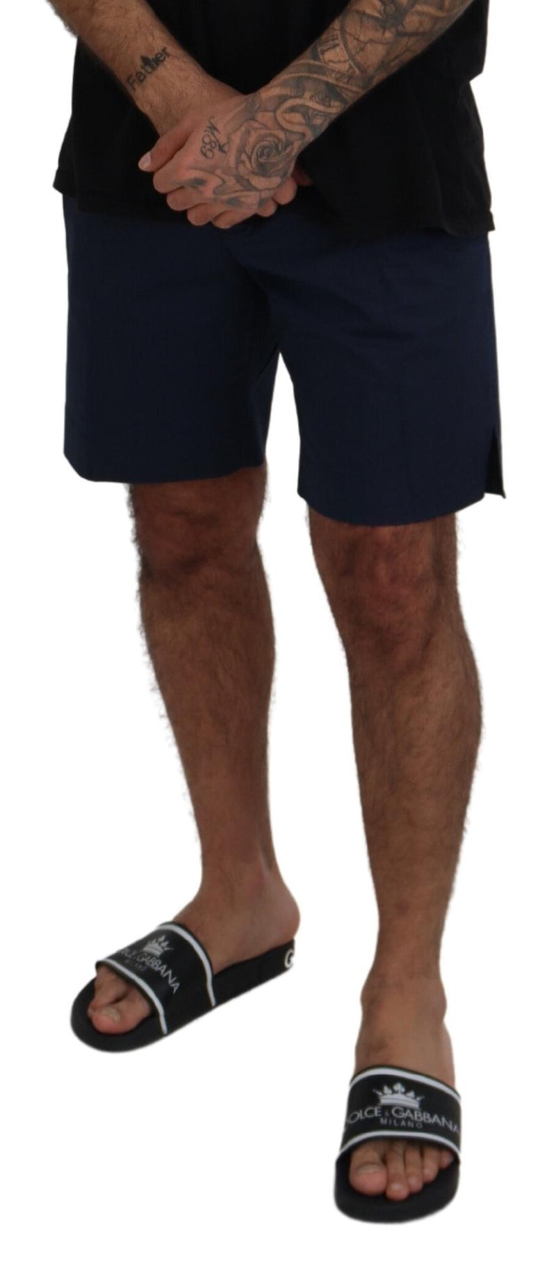 Elegante blaue Chino -Shorts