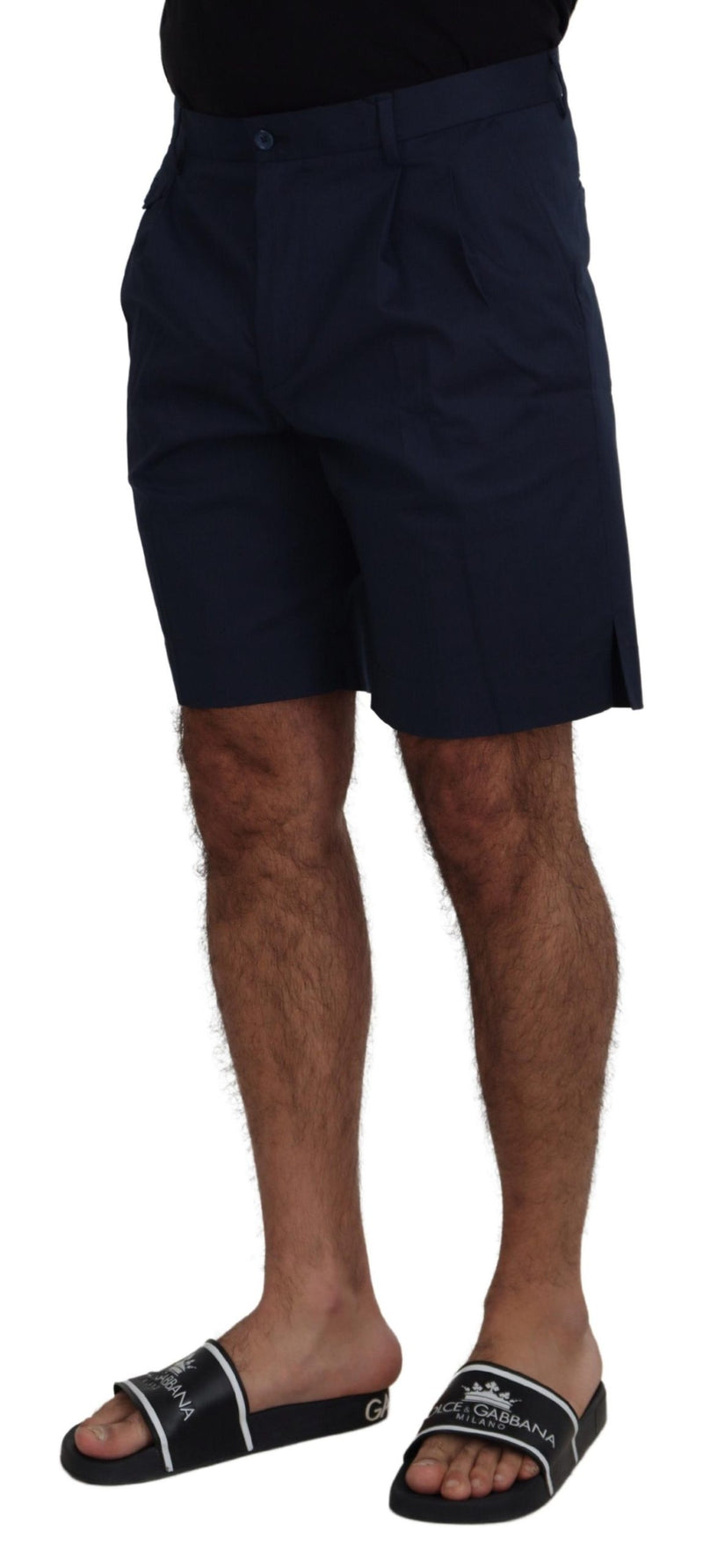 Short chino bleu élégant