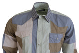 Camicia casual in forma multicolore