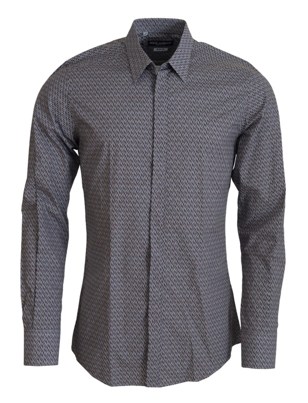 Chemise en coton formelle élégante Slim Fit