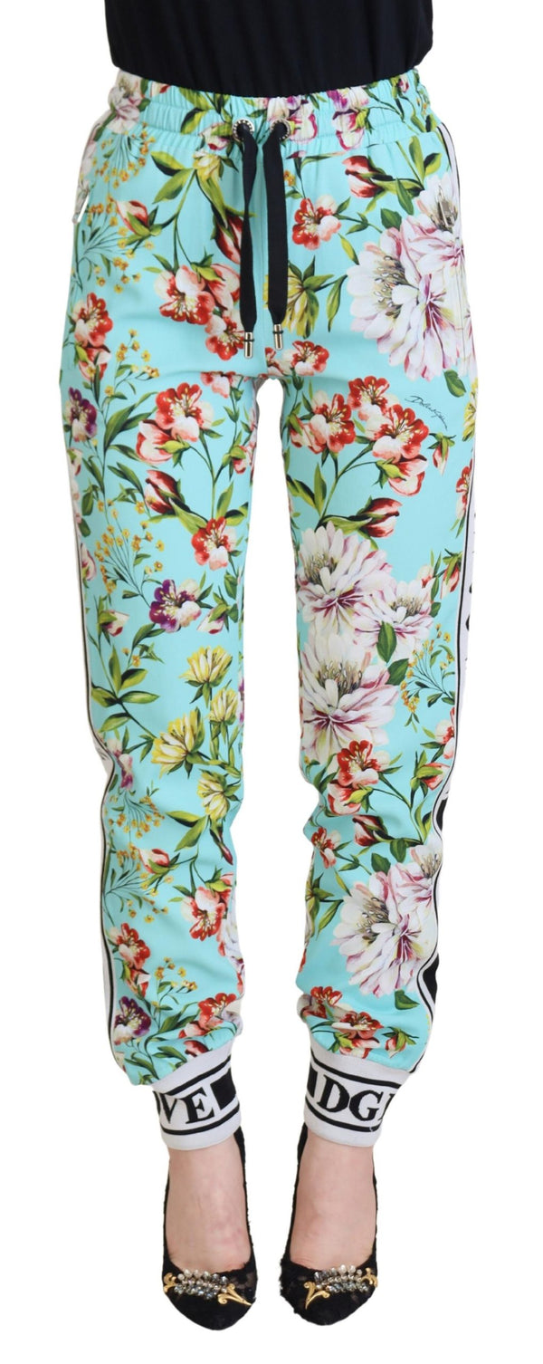 Pantalon de viscose multicolore élégant