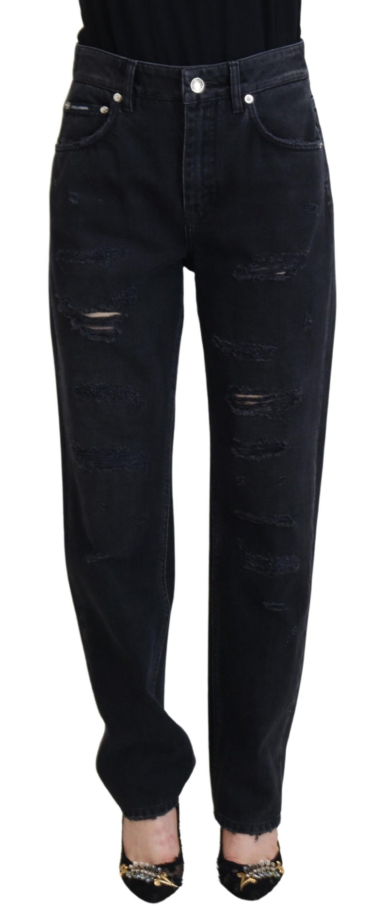 Chic Black Denim Pants - Ανυψώστε την ντουλάπα σας