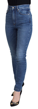 Chic Blue Denim Hosen - Eleganz trifft sich an Komfort