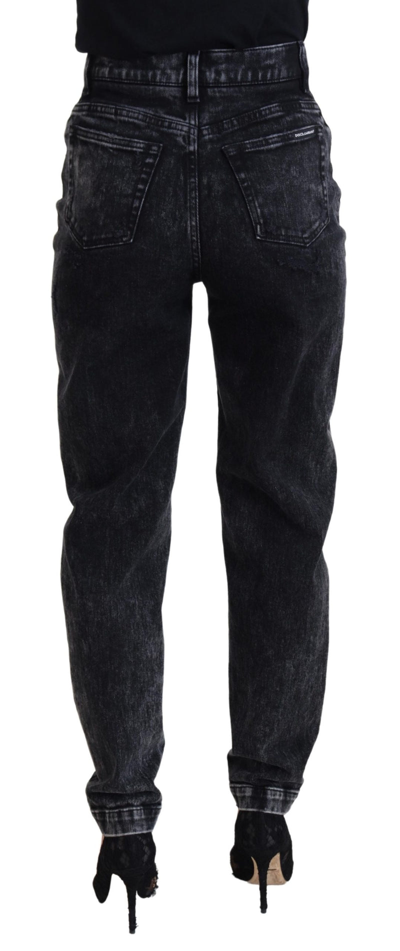 Pantalon élégant en denim noir