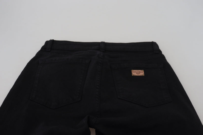 Pantalon élégant en denim noir