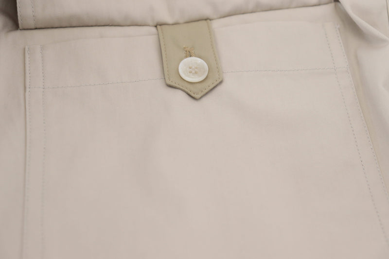 Pantalon en coton beige élégant