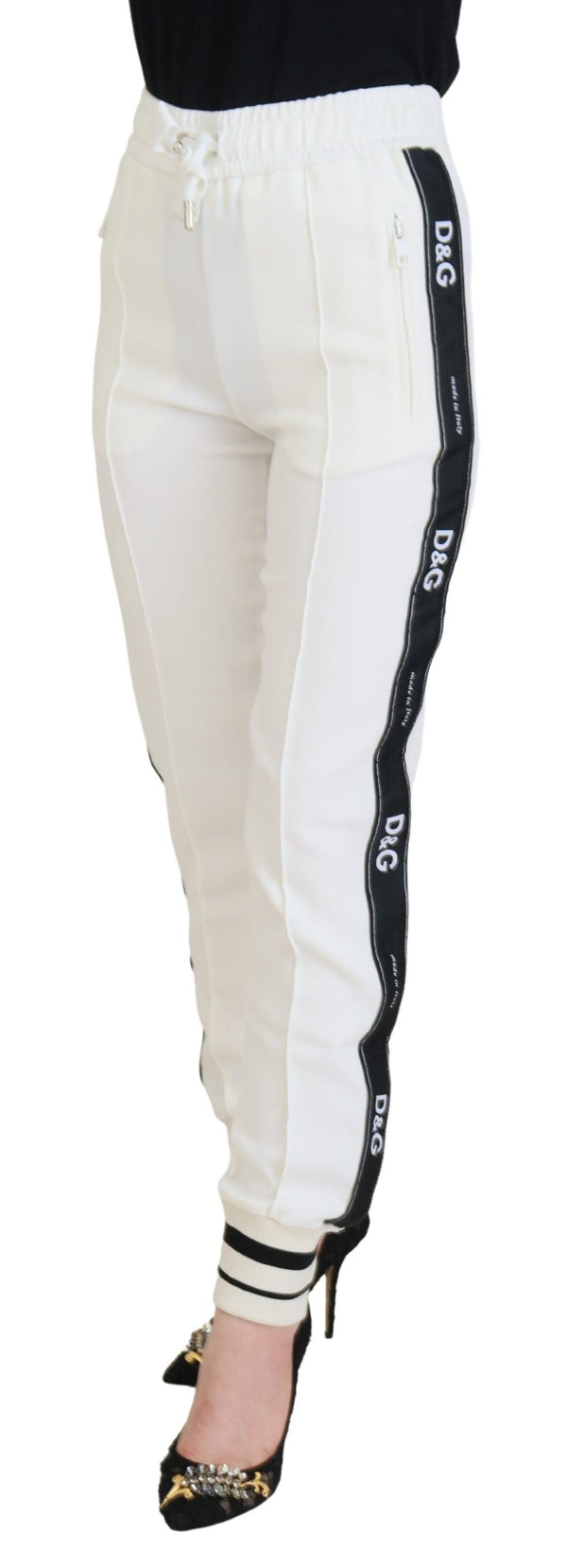 Chic White Jogger Pants για ανυψωμένη άνεση