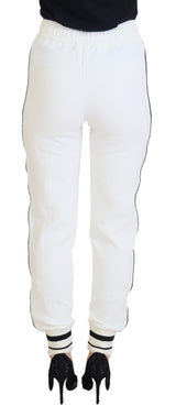 Pantalones de corredor blanco elegante para comodidad elevada