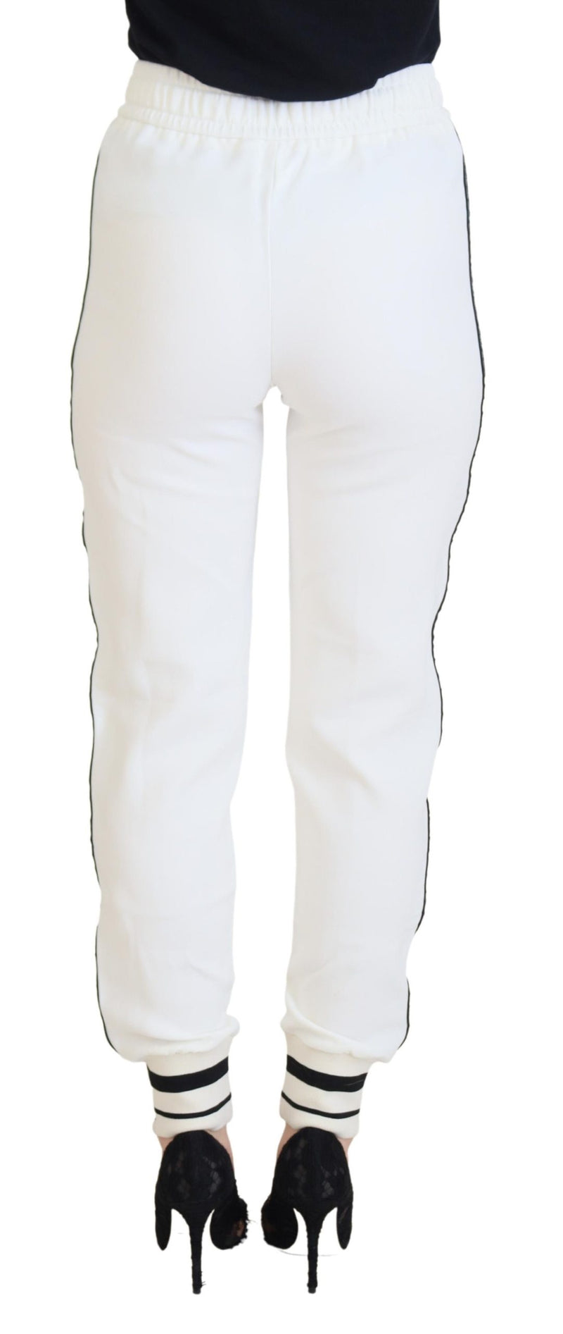 Pantalon de jogger blanc chic pour un confort élevé