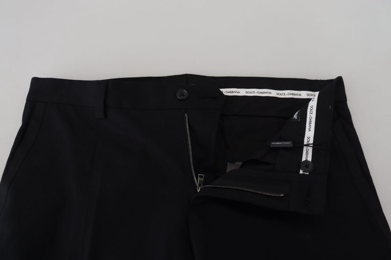 Pantalon en coton noir élégant