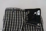 Elegantes pantalones bencivenga en blanco y negro