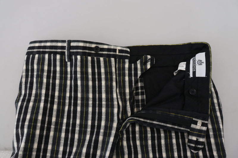 Pantalon de benvenga noir et blanc élégant