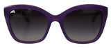 Lunettes de soleil d'objectif de gradient violet élégant