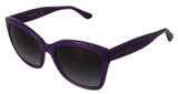 Lunettes de soleil d'objectif de gradient violet élégant