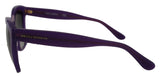 Lunettes de soleil d'objectif de gradient violet élégant