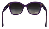 Lunettes de soleil d'objectif de gradient violet élégant