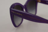 Elegante lila Gradientenlinse Sonnenbrille