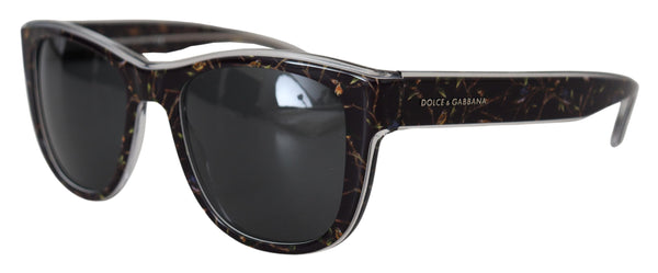 Elegante schwarze Acetat -Sonnenbrille für Frauen