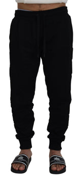 Pantalon de jogger en coton noir élégant