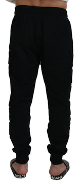 Pantalon de jogger en coton noir élégant