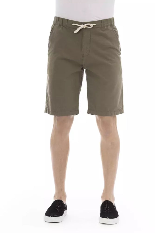 Armee -Bermuda -Shorts mit Kordelkordel