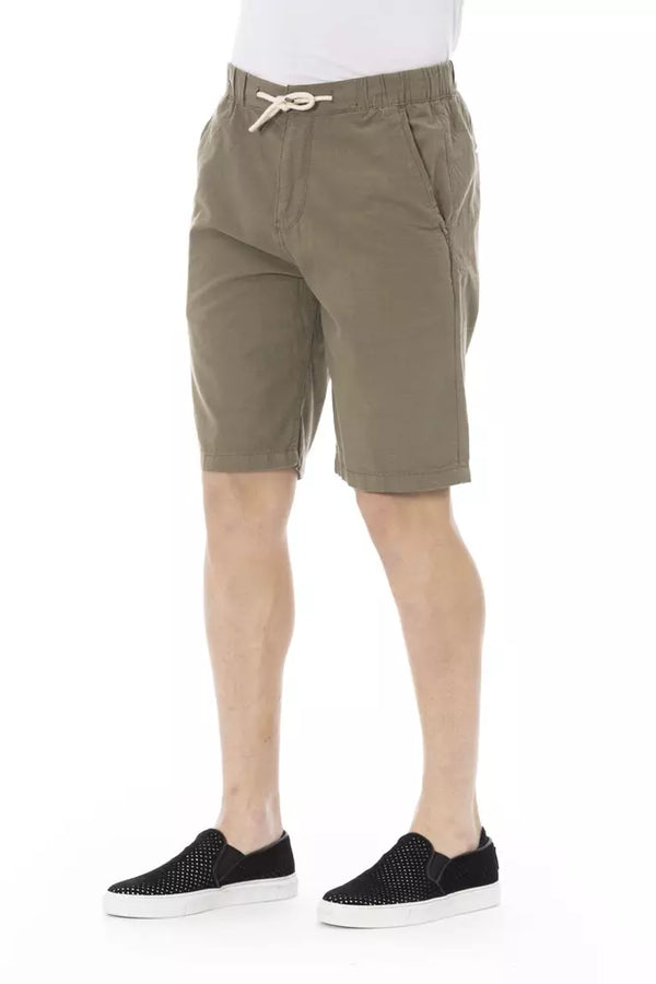 Armee -Bermuda -Shorts mit Kordelkordel