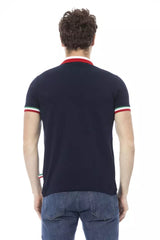 Polo di cotone tricolore