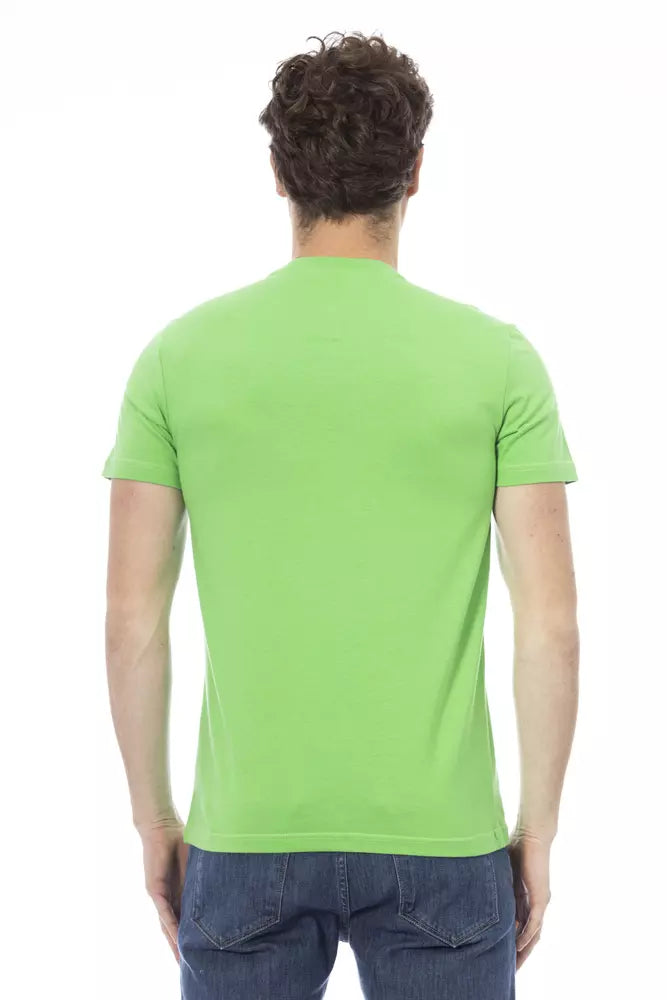 Emerald Cotton Tee με εκτύπωση υπογραφής