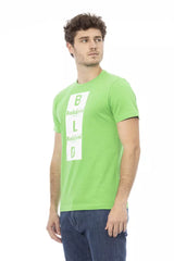 Emerald Eleganz Baumwoll -T -Shirt