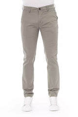 Pantalon chino beige élégant pour hommes