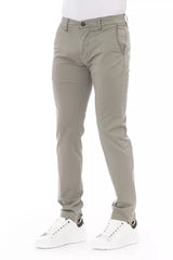 Elegante beige Chino -Hosen für Männer