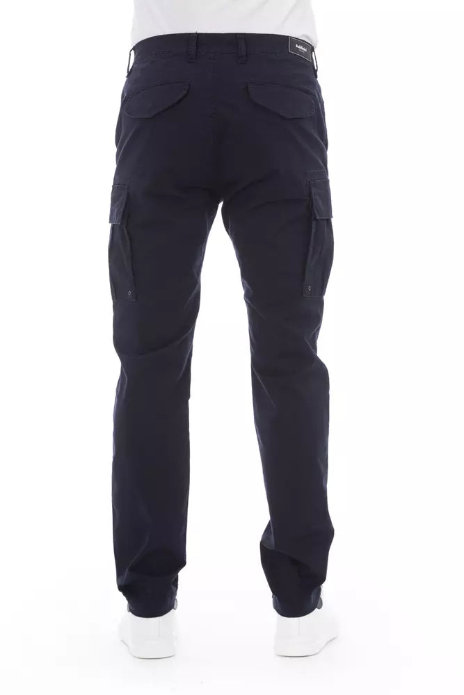 Pantalon de cargaison bleu chic pour hommes