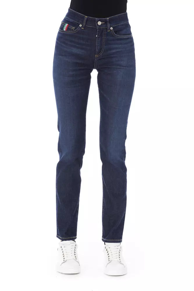 Blue Cotton Women's Jean