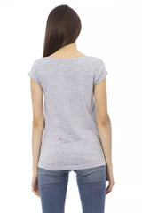 T-shirt élégant en coton gris gris