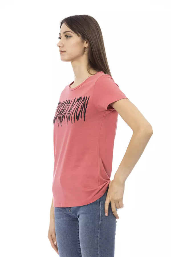 T-shirt à manches courtes élégantes avec imprimé chic