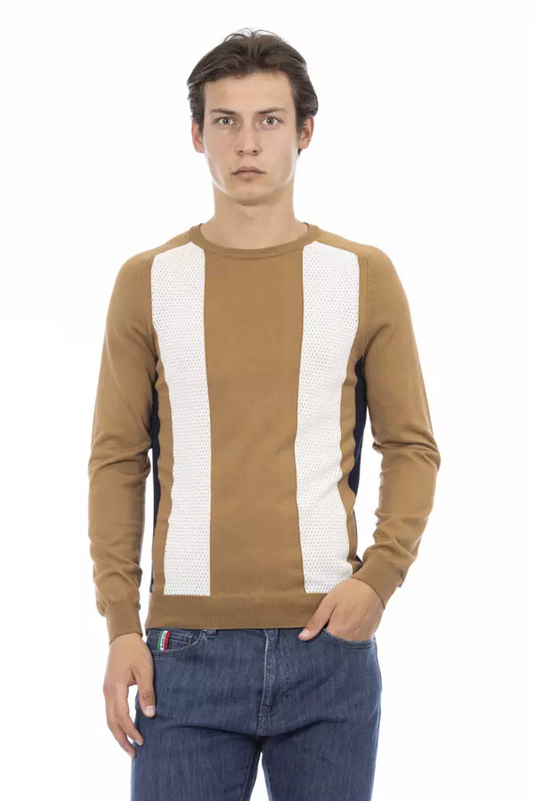 Elegante maglione di cotone in cotone