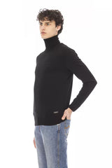 Eleganter Rollkragenpullover mit Monogrammakzent