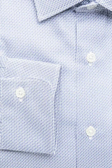 Light Blue Cotton Men Shirt