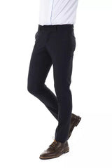 Pantalon de costume en laine gris élégant - Drop 8 Coupe