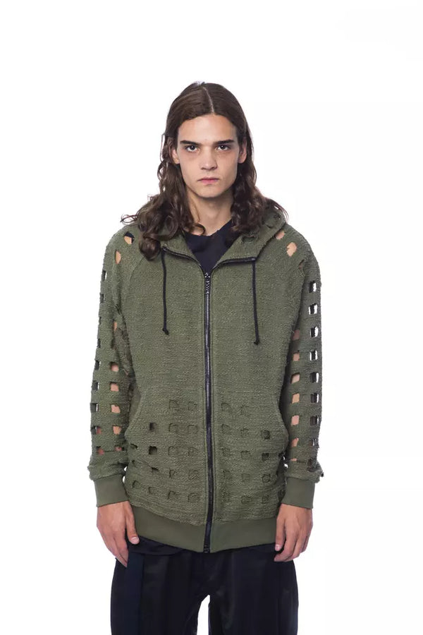 Υπερμεγέθη κουκούλα Fleece - Army Zip Comfort